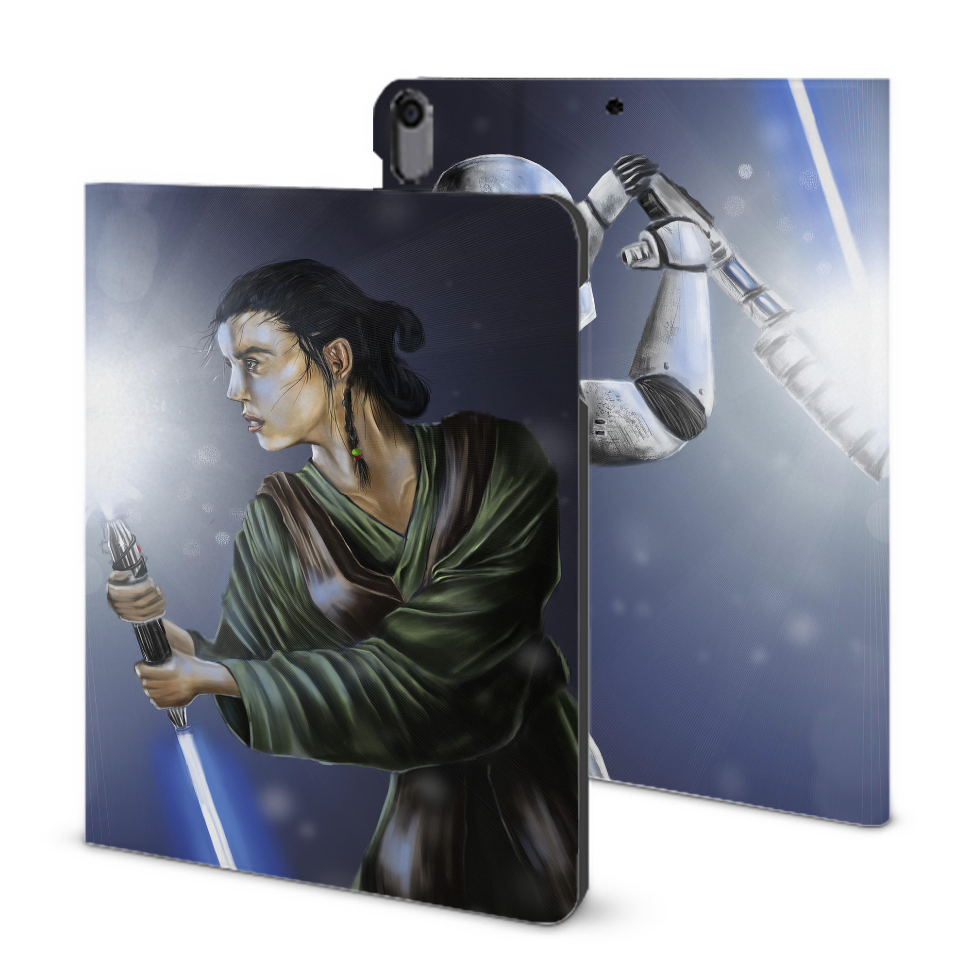 （画像用） スター・ウォーズ Star Wars IPad ケース ブック型 PUレザー TPU 耐衝撃 軽量 薄型 ペン収納なし 全面保護 IPad 各モデル対応